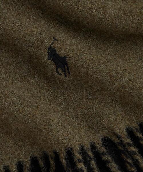 POLO RALPH LAUREN（ポロ ラルフ ローレン）の「リバーシブル ウールブレンド マフラー（マフラー・メンズ・グリーン・ONE）」の2枚目の写真