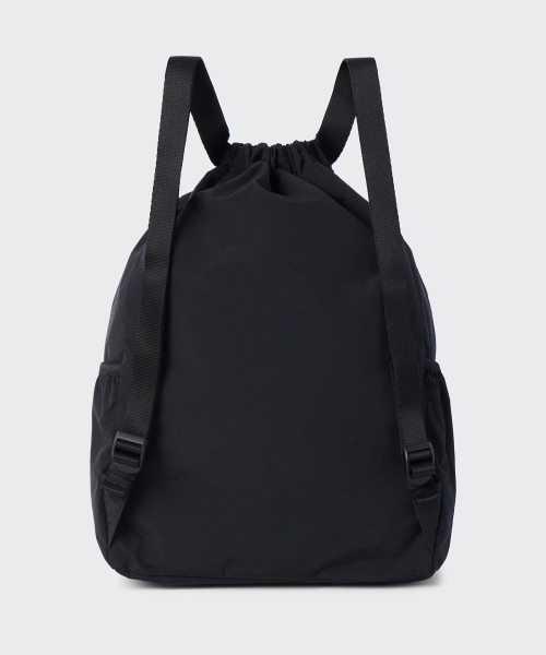 MUSINSA STANDARD（ムシンサスタンダード）の「リップストップワンバックルドローストリングバックパック[ブラック]（バックパック/リュック・レディース・その他・FREE）」の3枚目の写真