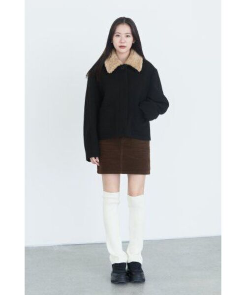 MUSINSA STANDARD WOMAN（ムシンサスタンダードウーマン）の「ウィメンズリブスリムニットジップアップ[ツートングレー]（ニット/セーター・レディース・その他・SMALL/MEDIUM/LARGE）」の11枚目の写真