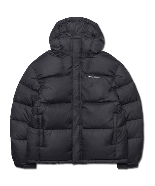 NOMANUAL（NOMANUAL）の「HESTIA HOODED DUCK DOWN - BLACK（ダウンジャケット/コート・レディース・その他・SMALL/MEDIUM/LARGE/X-LARGE）」の2枚目の写真