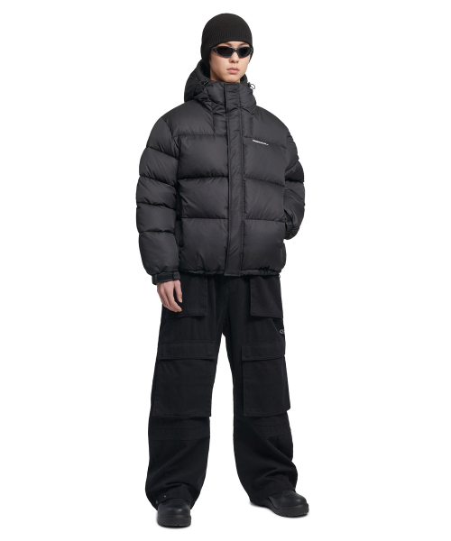 NOMANUAL（NOMANUAL）の「HESTIA HOODED DUCK DOWN - BLACK（ダウンジャケット/コート・レディース・その他・SMALL/MEDIUM/LARGE/X-LARGE）」の4枚目の写真