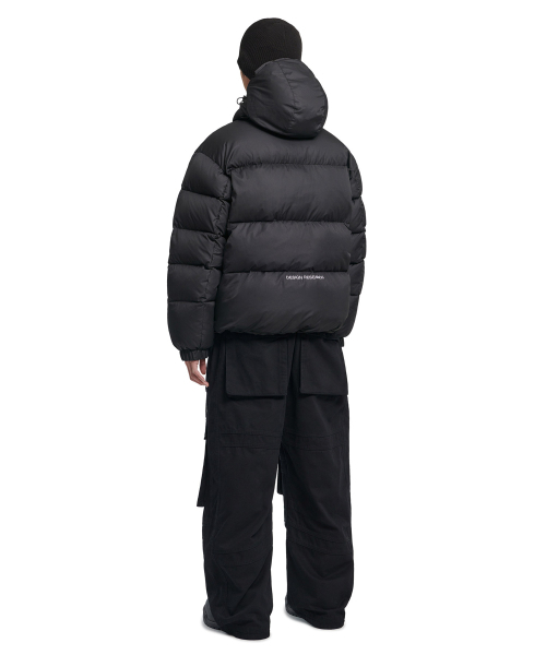 NOMANUAL（NOMANUAL）の「HESTIA HOODED DUCK DOWN - BLACK（ダウンジャケット/コート・レディース・その他・SMALL/MEDIUM/LARGE/X-LARGE）」の5枚目の写真