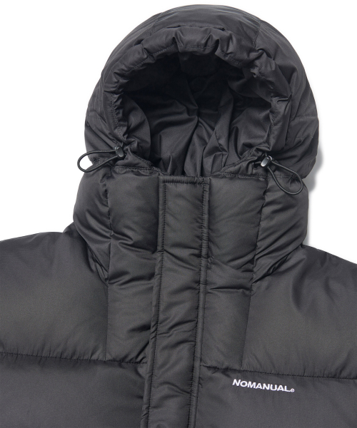NOMANUAL（NOMANUAL）の「HESTIA HOODED DUCK DOWN - BLACK（ダウンジャケット/コート・レディース・その他・SMALL/MEDIUM/LARGE/X-LARGE）」の6枚目の写真