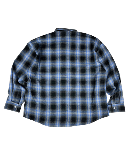SK8ER ROCK（スケーターロック）の「Vintage Ombre Check Shirt ((Blue))（シャツ/ブラウス・レディース・その他・FREE）」の2枚目の写真