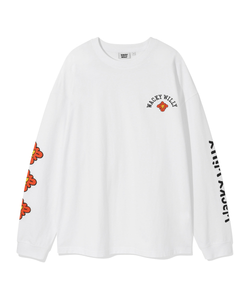 Wacky WiLLy(ワッキーウィリー)の「キキ アム グラフィック ロングスリーブ ホワイト(Tシャツ/カットソー・レディース・その他・MEDIUM/LARGE/X-LARGE/SMALL)」の1枚目の写真