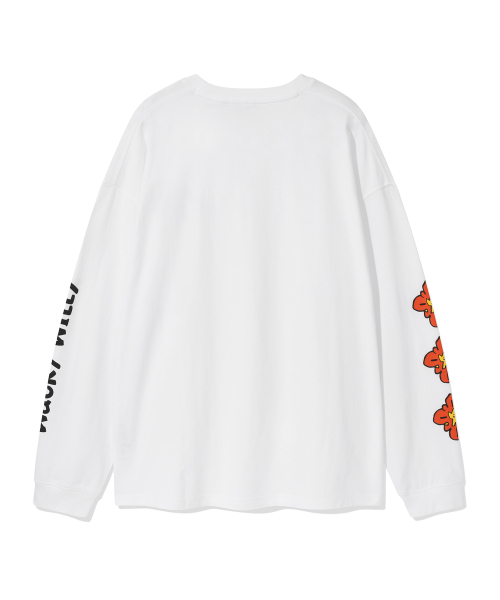 Wacky WiLLy(ワッキーウィリー)の「キキ アム グラフィック ロングスリーブ ホワイト(Tシャツ/カットソー・レディース・その他・MEDIUM/LARGE/X-LARGE/SMALL)」の3枚目の写真