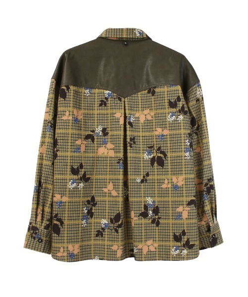 セール】2WAYカラーパネルチェックシャツ（シャツ/ブラウス）｜COEL