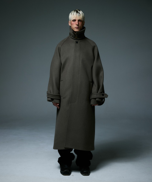LIBERE リベーレ / WWM BALMACAAN COAT カシミアウールメルトンオーバーサイズバルカマーンコート / 255114-255115