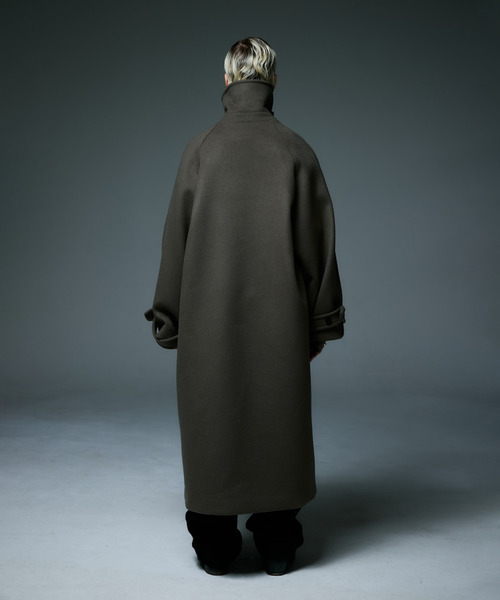 LIBERE リベーレ / WWM BALMACAAN COAT カシミアウールメルトンオーバーサイズバルカマーンコート / 255114-255115