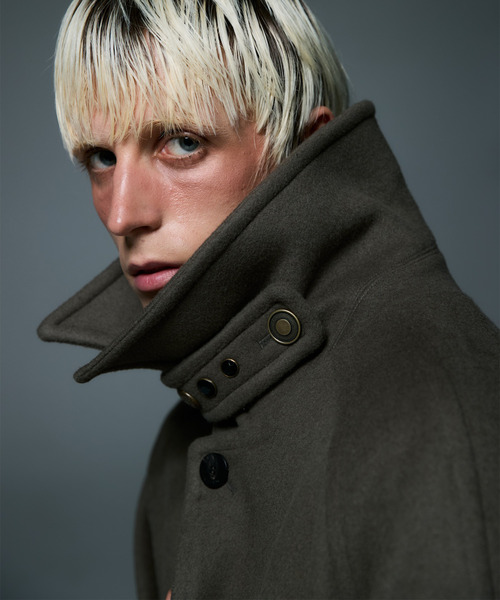 LIBERE リベーレ / WWM BALMACAAN COAT カシミアウールメルトンオーバーサイズバルカマーンコート / 255114-255115