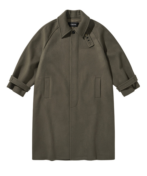 LIBERE リベーレ / WWM BALMACAAN COAT カシミアウールメルトンオーバーサイズバルカマーンコート / 255114-255115