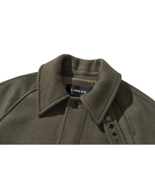LIBERE リベーレ / WWM BALMACAAN COAT カシミアウールメルトンオーバーサイズバルカマーンコート / 255114-255115
