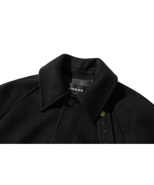 LIBERE リベーレ / WWM BALMACAAN COAT カシミアウールメルトンオーバーサイズバルカマーンコート / 255114-255115