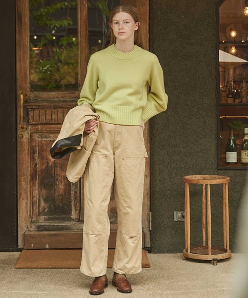orSlow（オアスロウ）の「orSlow | 〈別注〉 DOUBLE KNEE WORK PANTS BEIGE WOMEN（その他パンツ・レディース・ベージュ・0/00）」の21枚目の写真