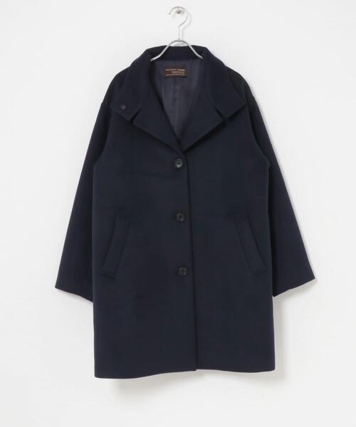 セール】『UR TECH』スタンドカラーコート｜冬服/暖かい/吸光発熱/通勤