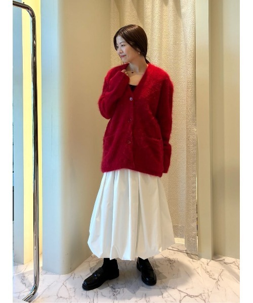 ESTNATION（エストネーション）の「ESTNATION / タックバルーン バックゴムスカート（スカート・レディース・オフホワイト/カーキ/ブラック・36/38）」の14枚目の写真