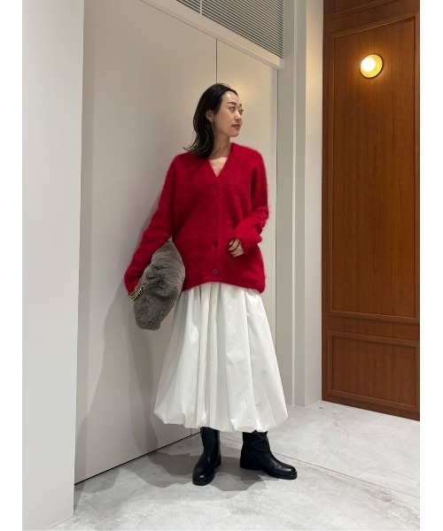 ESTNATION（エストネーション）の「ESTNATION / タックバルーン バックゴムスカート（スカート・レディース・オフホワイト/カーキ/ブラック・36/38）」の18枚目の写真