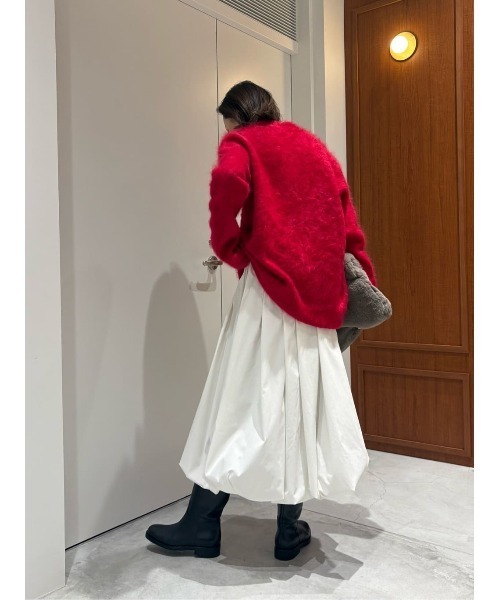 ESTNATION（エストネーション）の「ESTNATION / タックバルーン バックゴムスカート（スカート・レディース・オフホワイト/カーキ/ブラック・36/38）」の19枚目の写真