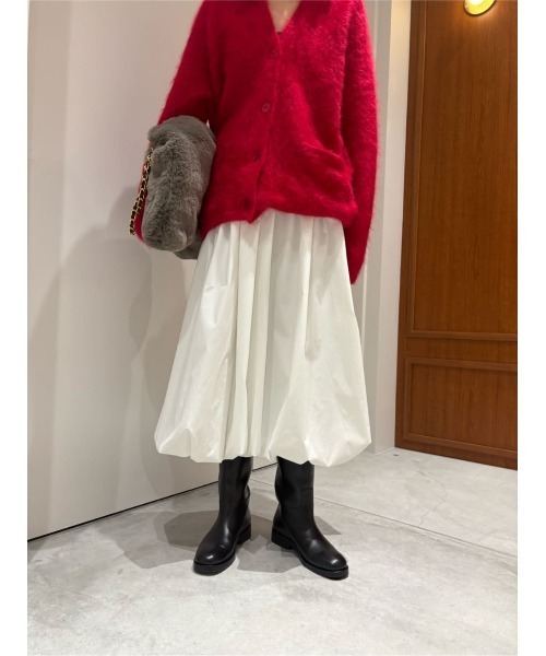 ESTNATION（エストネーション）の「ESTNATION / タックバルーン バックゴムスカート（スカート・レディース・オフホワイト/カーキ/ブラック・36/38）」の20枚目の写真