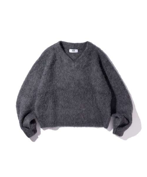 GOAT ESSENCE(ゴートエッセンス)の「ALPACA V-NECK KNIT SWEATER(ニット/セーター・メンズ・ブラック/グレー/ブラウン・2/3)」の3枚目の写真