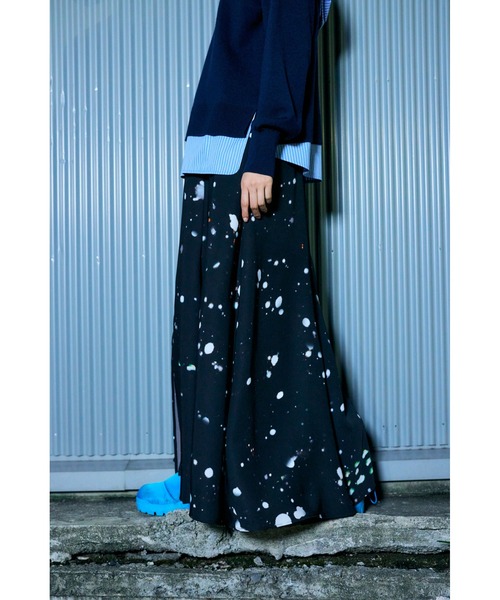 ENFOLD（エンフォルド）の「TOKYO SNOWING ランダムスリットスカート（スカート・レディース・ブラック・38/36）」の3枚目の写真