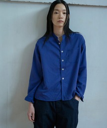 OMNIGOD | [OMNIGOD womens / オムニゴッド] ダブルガーゼ スタンドカラーワークシャツ(シャツ/ブラウス)