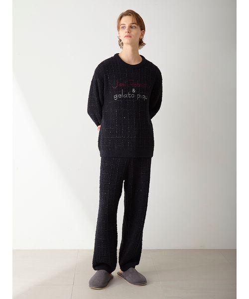 セール】【JOEL ROBUCHON】【HOMME】ツイードモコロングパンツ（ルーム