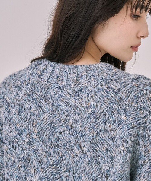 残りわずか！】バスケットショートニット｜細見え/冬服（ニット