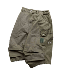 TWOSPC（トゥースペイス）の「ビトリ カーゴ ワイド バミューダパンツ [カーキ]（その他パンツ）」