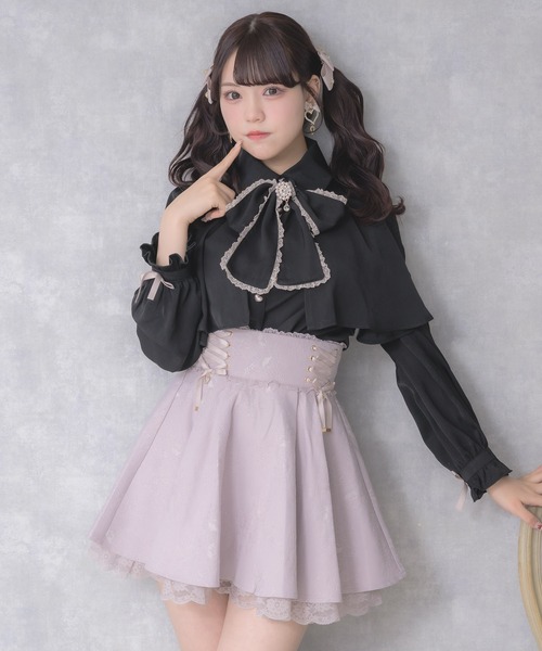 ROJITA（ロジータ）の「レースボンディングフレアスカート（スカート・レディース・ブラック/ピンク/その他・FREE）」の21枚目の写真