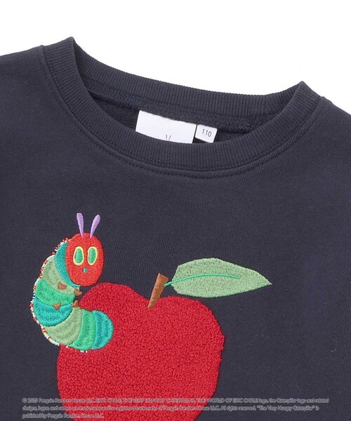 絵本コラボ-はらぺこあおむし-】無地総柄フルーツあおむしモチーフ