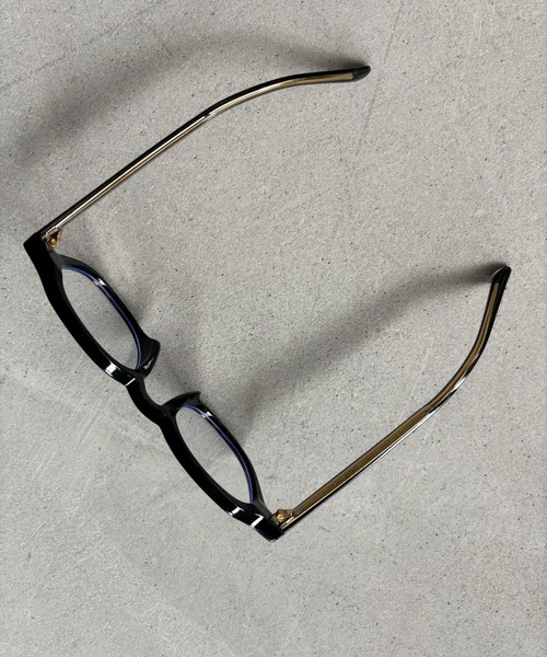 SANSeLF(サンセルフ)の「【SANSeLF】 ラウンドスクエアツートーンフレームメガネ saa25a221(メガネ・レディース・ブラック・FREE)」の6枚目の写真