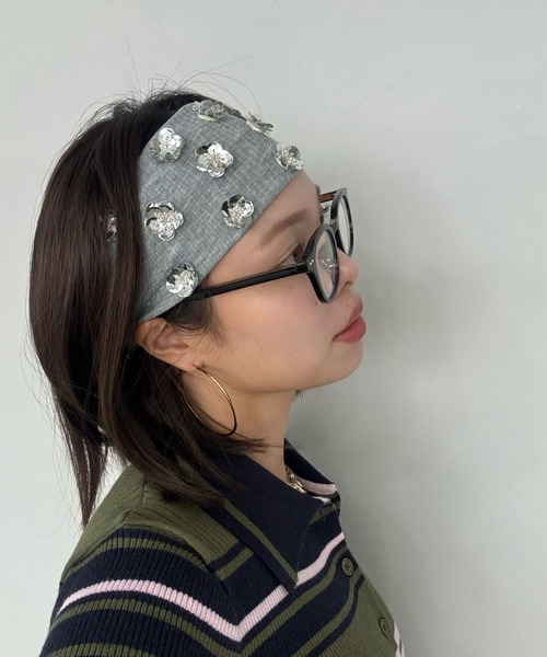 SANSeLF(サンセルフ)の「【SANSeLF】 ラウンドスクエアツートーンフレームメガネ saa25a221(メガネ・レディース・ブラック・FREE)」の3枚目の写真