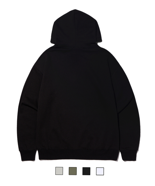 DOUBLE JD（ダブルジェイディー）の「Point Label Hoodie (Black)（パーカー・メンズ・その他・LARGE/MEDIUM）」の2枚目の写真