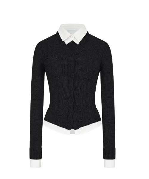 Lady Docking Knit Tops（ニット/セーター）｜andwang（アンドワン）の