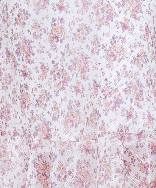 ME COUTURE（ミークチュール）の「フルールラメシフォンスカート（スカート・レディース・イエロー/ピンク・1/0）」の20枚目の写真