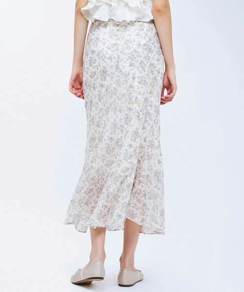 ME COUTURE（ミークチュール）の「フルールラメシフォンスカート（スカート・レディース・イエロー/ピンク・1/0）」の16枚目の写真