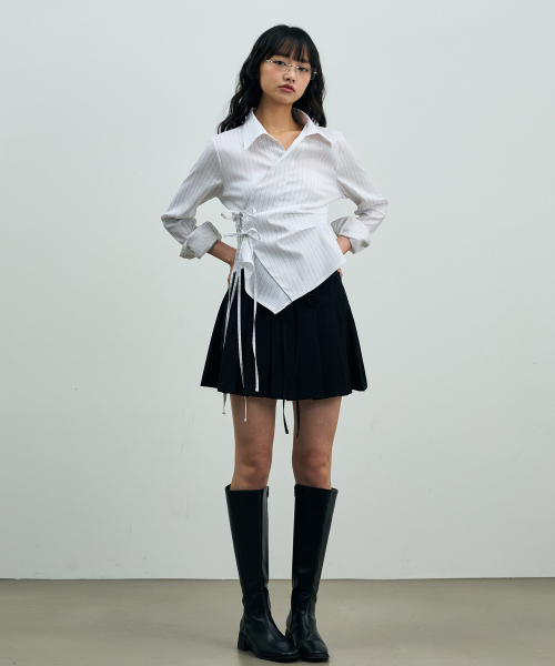 ARI(アリ)の「MILD PLEATS SKIRT PANTS / BLACK(スカート・レディース・ブラック・FREE/MEDIUM/SMALL)」の14枚目の写真