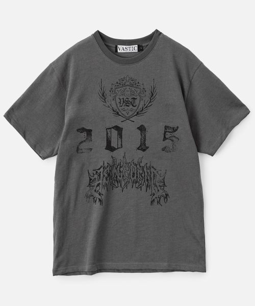 VASTIC（バスティック）の「リーフエンブレムTシャツ_チャコール（Tシャツ/カットソー・メンズ・その他・MEDIUM/LARGE/X-LARGE）」の2枚目の写真