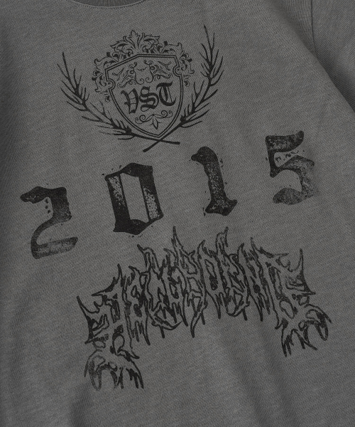 VASTIC（バスティック）の「リーフエンブレムTシャツ_チャコール（Tシャツ/カットソー・メンズ・その他・MEDIUM/LARGE/X-LARGE）」の4枚目の写真