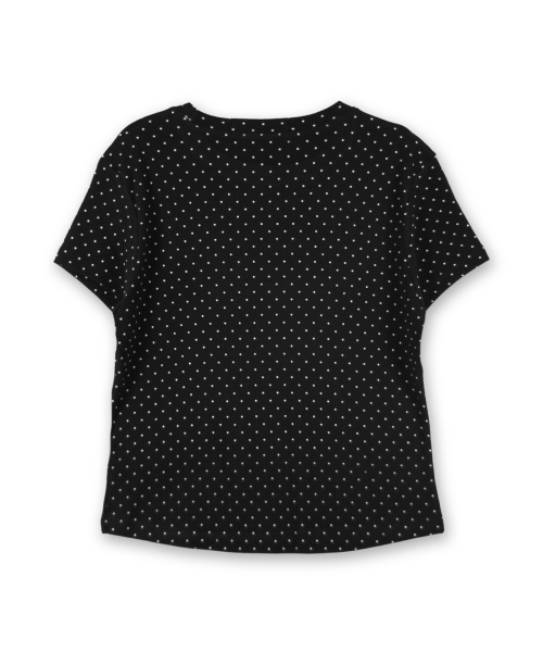 DAMISH(ダミシュ)の「ウィラブイットグラフィックドットTシャツ_ブラック(Tシャツ/カットソー・レディース・ブラック・FREE)」の3枚目の写真