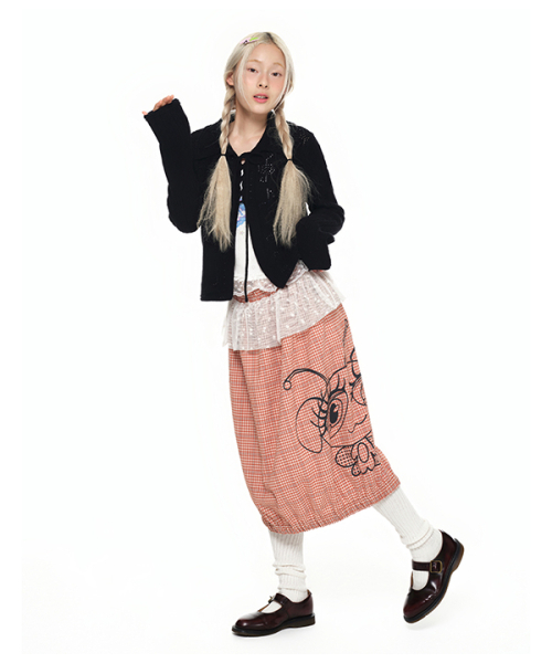 youthbath(ユースバース)の「Lace-Up Shawl Collar Cardigan_black(カーディガン/ボレロ・レディース・その他・SMALL/MEDIUM)」の10枚目の写真