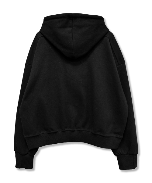 DAMISH(ダミシュ)の「ゴシック3Dシンボル刺繍フードパーカー_ブラック(パーカー・レディース・ブラック・MEDIUM/LARGE)」の5枚目の写真