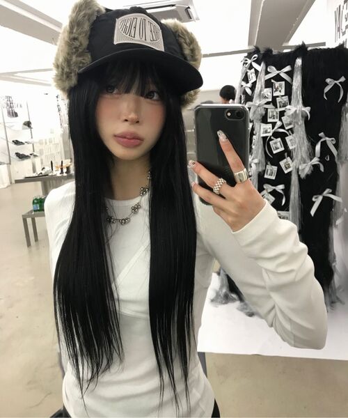 THREE TO EIGHTY（スリートゥエイティー）の「CUT HEM BELT PLEATS SKIRT BLACK（スカート・レディース・その他・MEDIUM/SMALL）」の6枚目の写真
