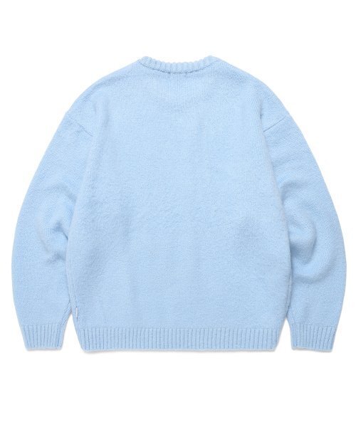 Cavish（カビシ）の「BRUSHED SELLER LOGO KNIT CREWNECK BLUE(CV2DFUK600A)（ニット/セーター・レディース・ブルー・SMALL/MEDIUM/LARGE）」の2枚目の写真