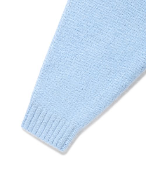 Cavish（カビシ）の「BRUSHED SELLER LOGO KNIT CREWNECK BLUE(CV2DFUK600A)（ニット/セーター・レディース・ブルー・SMALL/MEDIUM/LARGE）」の5枚目の写真