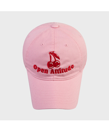 OPEN ATTITUDE（オープンアティチュード）の「チェリーボールキャップ-ライトピンク（キャップ）」