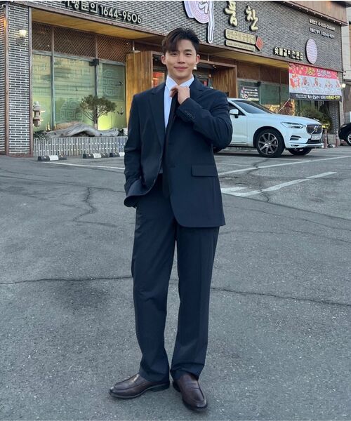 NONBLANK（ノンブランク）の「[SAINT YEAR] セミワイドフィットスラックス_NAVY（スラックス・メンズ・その他・SMALL/MEDIUM/X-LARGE/LARGE）」の16枚目の写真