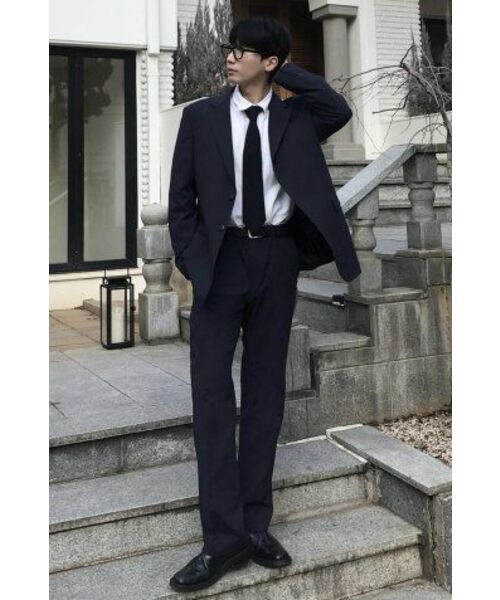 NONBLANK（ノンブランク）の「[SAINT YEAR] セミワイドフィットスラックス_NAVY（スラックス・メンズ・その他・SMALL/MEDIUM/X-LARGE/LARGE）」の17枚目の写真