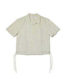 ビッグポケットオープンカラーシャツ(クリーム)